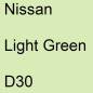 Preview: Nissan, Light Green, D30.